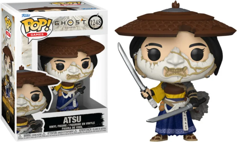 Ghost of Yotei Funko Pop Vinyl: Atsu van Funko – cover 1 van 2