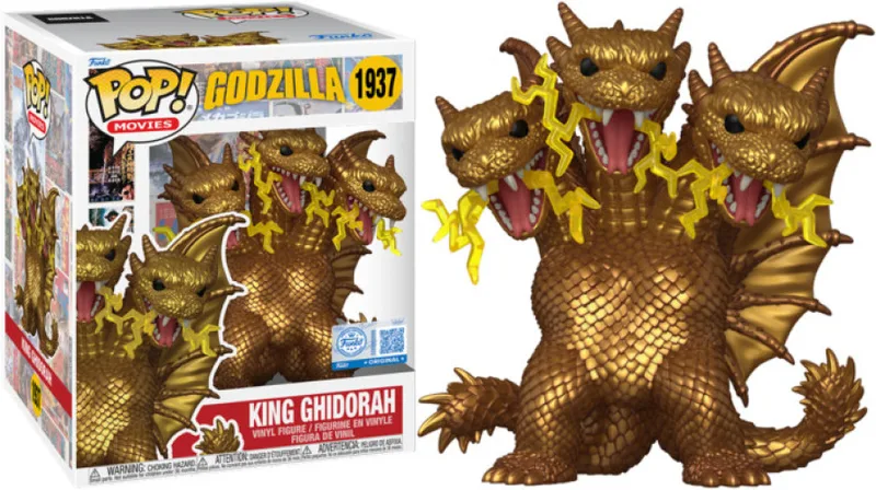 Godzilla Super Sized Funko Pop Vinyl: King Ghidorah by Funko – cover 1 of 2