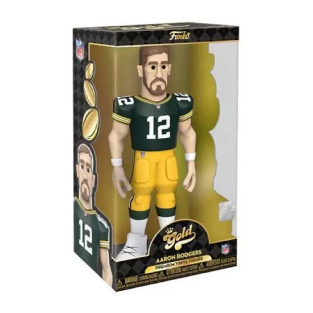 Figure Gold 12 Nfl Packers Aaron Rodgers de Funko – jaquette