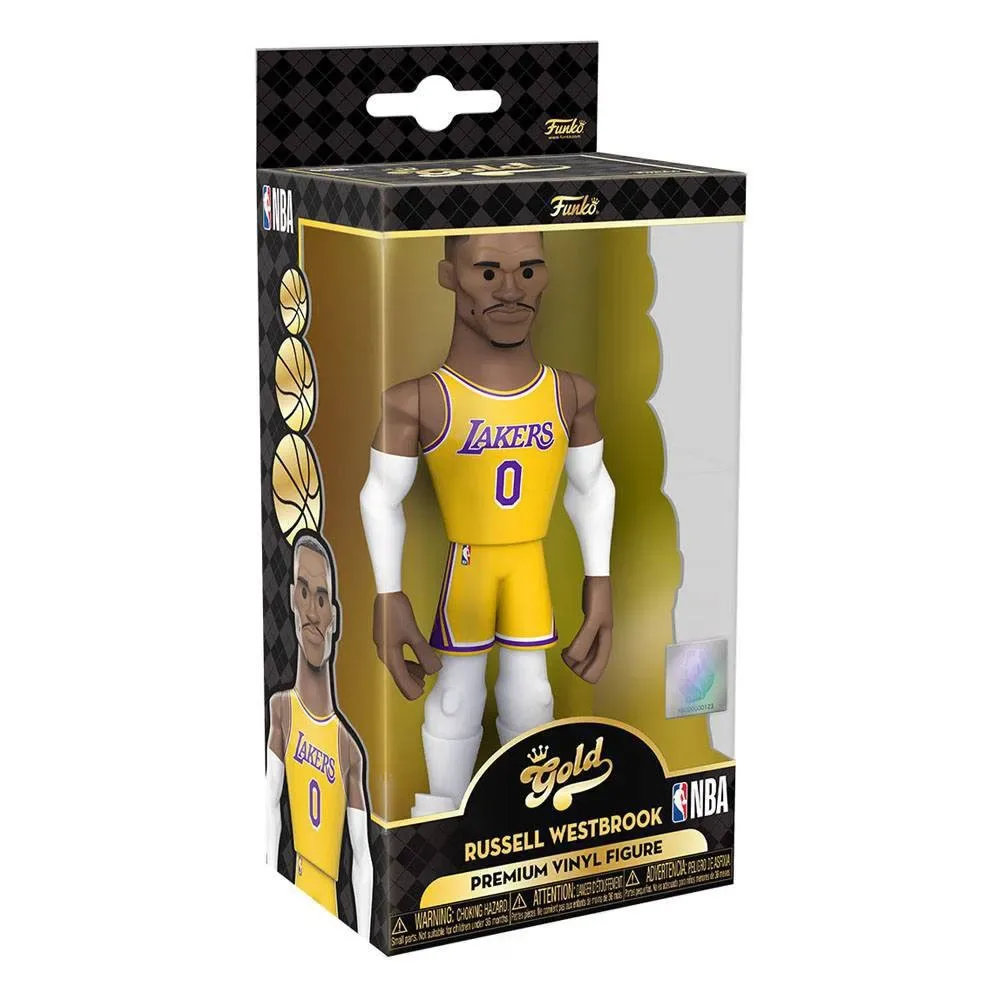 Guld Nba Lakers Russell W Ce´21 Sortiment Minifigurer 13 Cm 6 Enheter från Funko – omslag