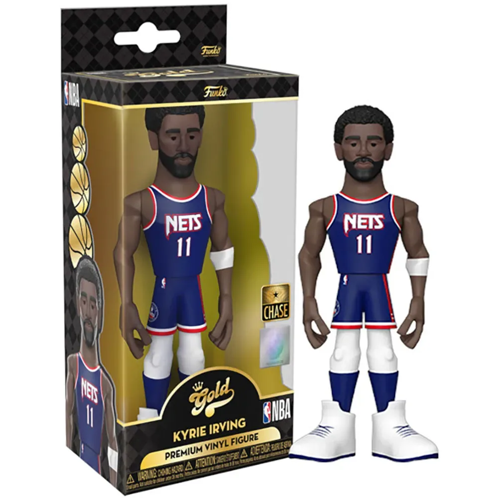 Guld Nba Nets Kyrie Irving Ce´21-figur 12 Cm från Funko – omslag