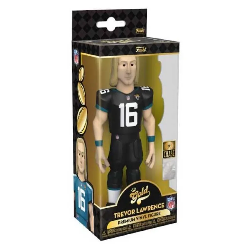 Guld Nfl Jaguars Trevor Lawrence-figur 12 Cm från Funko – omslag