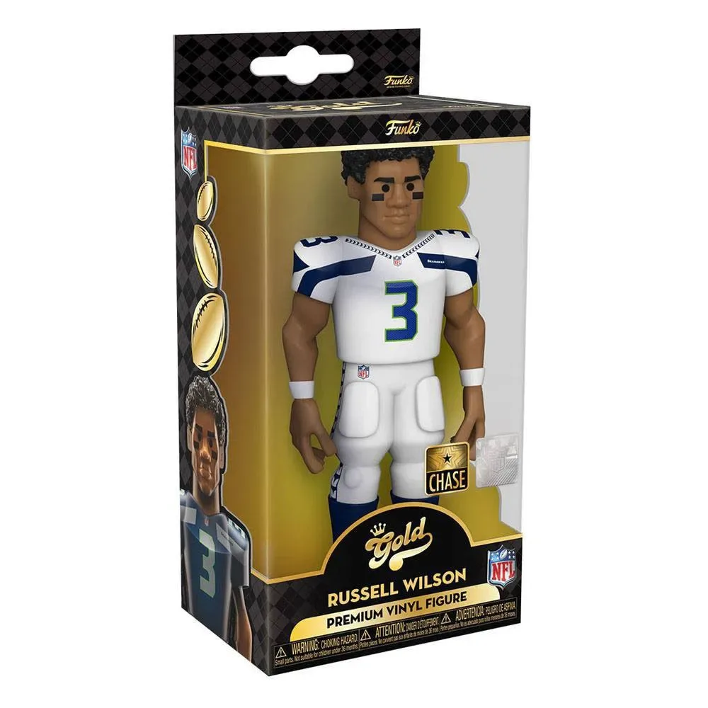 Goud Seahawks Russel Wilson Minifiguur Assortiment 13 Cm 6 Eenheden by Funko – cover