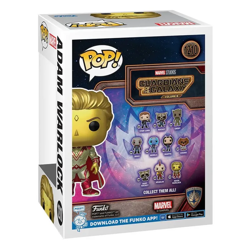 Guardians of the Galaxy Vol.3 Funko Pop Vinyl: Adam Warlock van Funko – cover 2 van 3