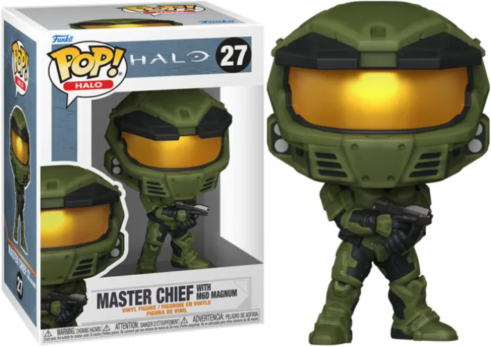 Halo Funko Pop Vinyl Figure: Master Chief with M6D Magnum (27) van Funko – cover