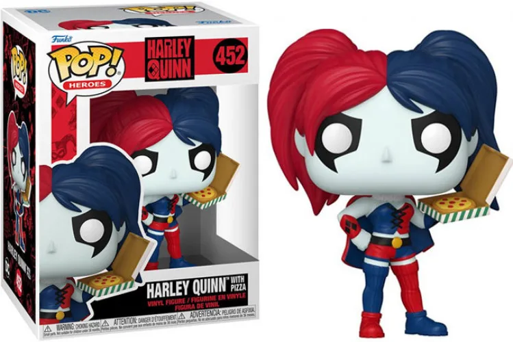 Harley Quinn Funko Pop Vinyl - Harley Quinn with Pizza van Funko – cover 1 van 3