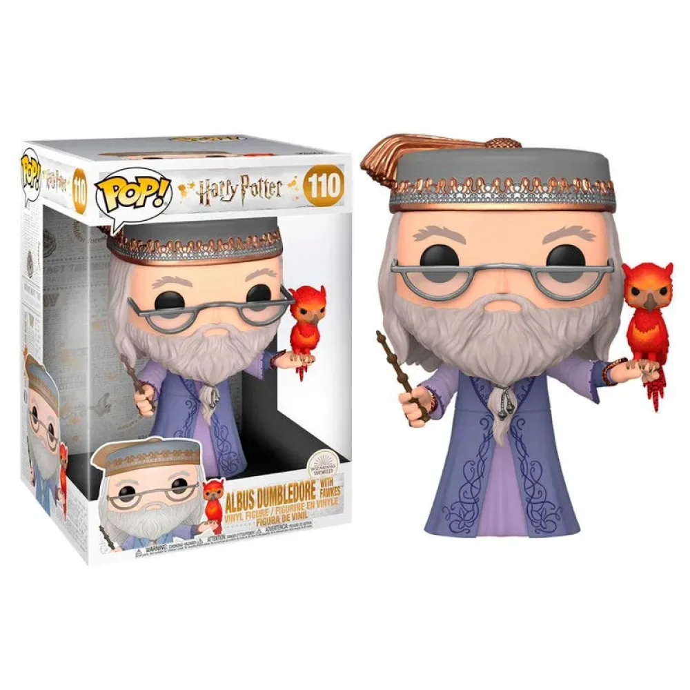 Harry Potter Dumbledore Med Fawkes-figur 25 Cm från Funko – omslag