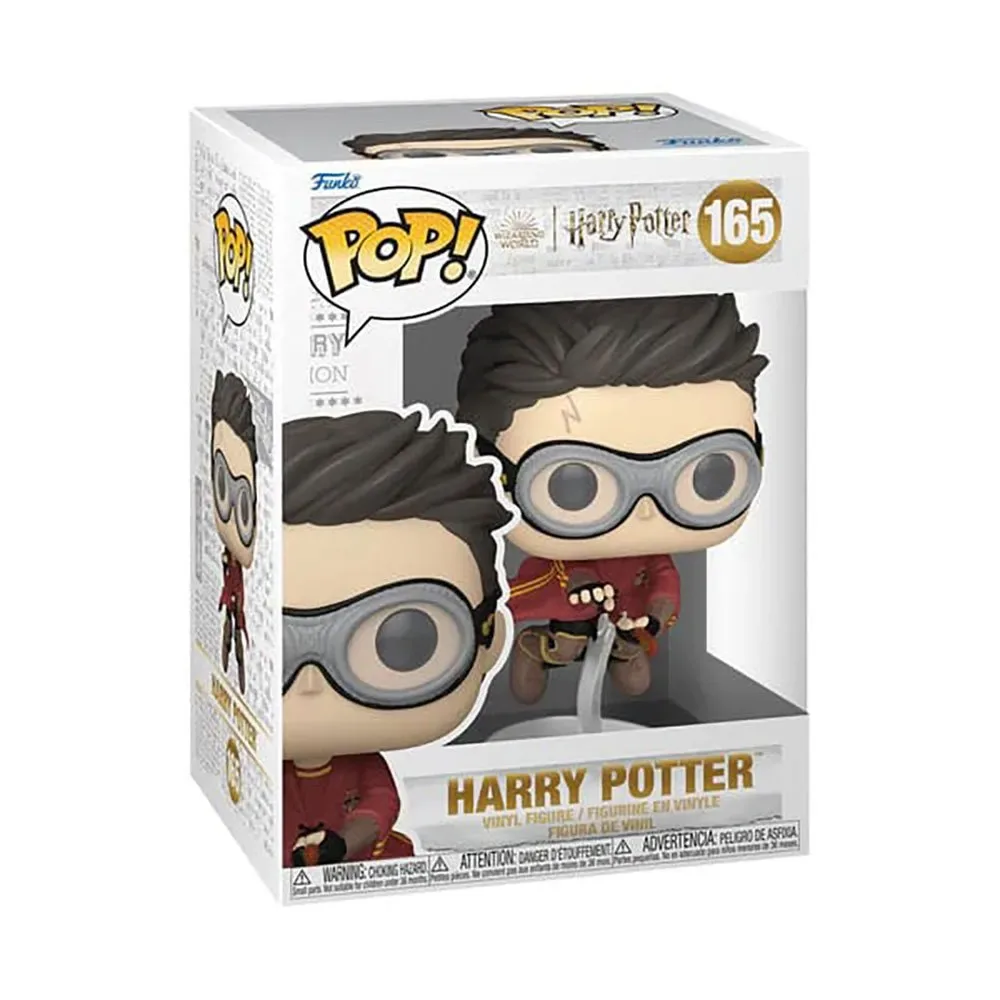 Figurine Harry Avec Balai (quidditch) (films) Harry Potter de Funko – jaquette