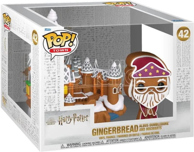 Harry Potter Gingerbread Funko Pop Vinyl: Albus Dumbledore and Hogwarts by Funko – cover