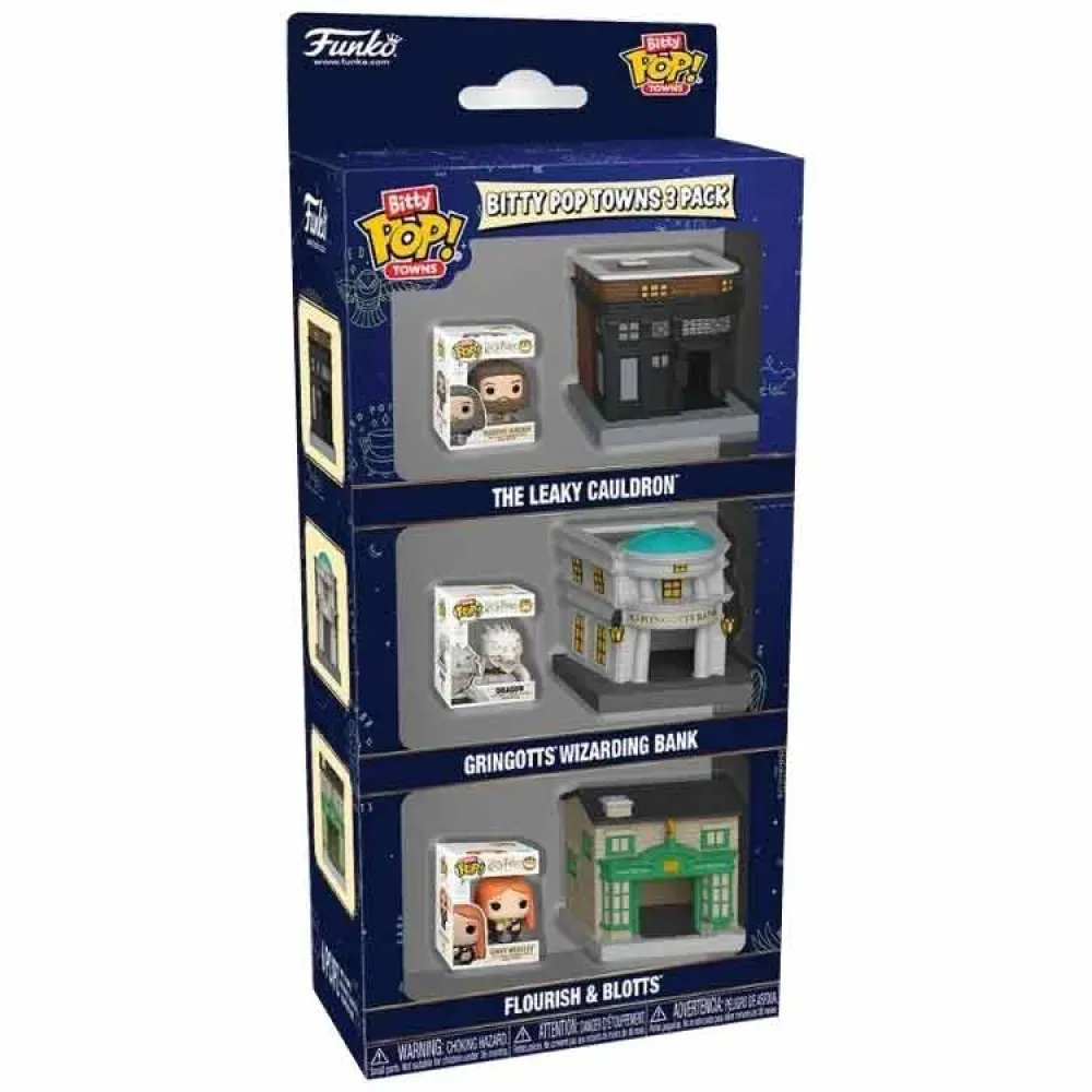 Harry Potter (t1)-pack Bitty Town Diagon Alley X3 Figuur van Funko – cover