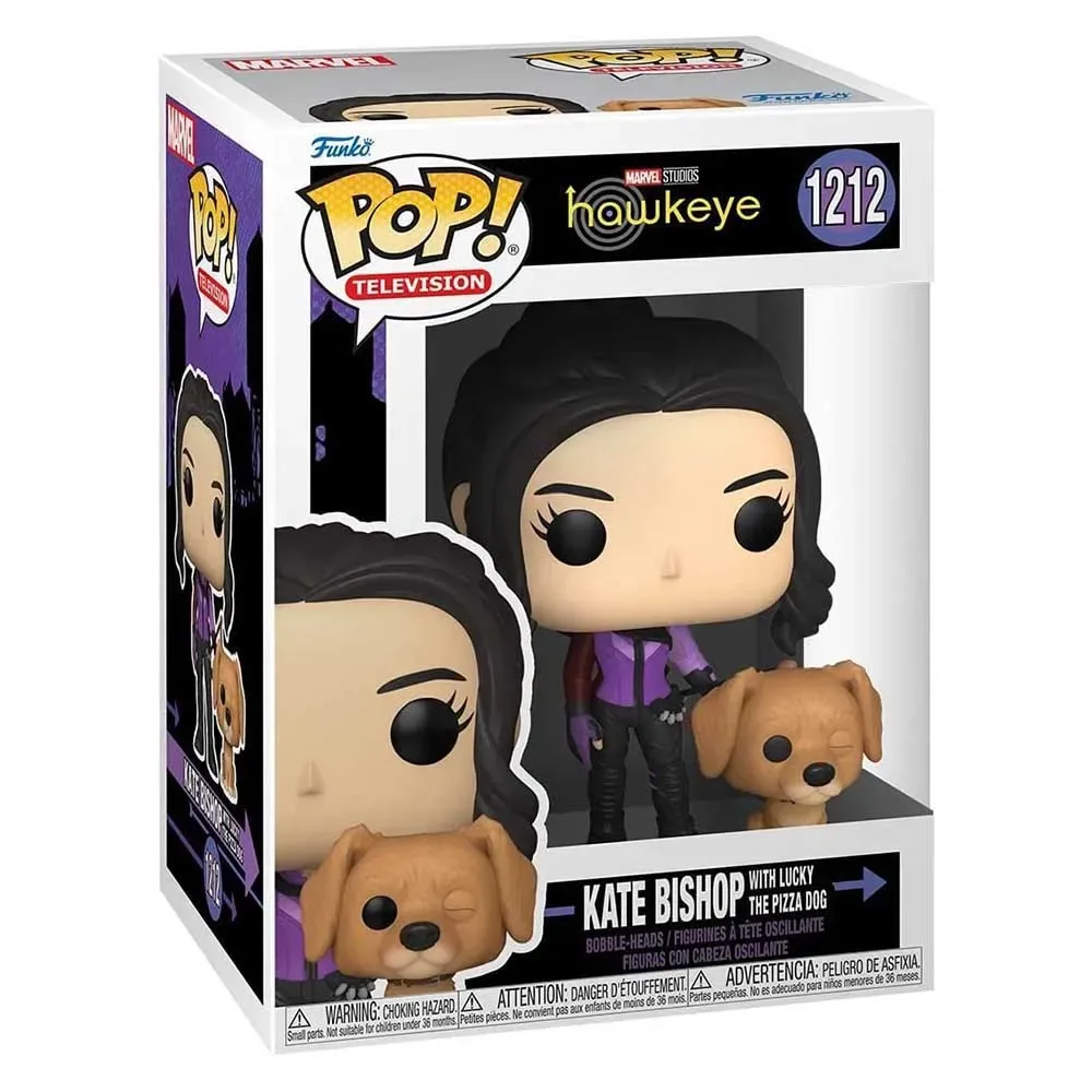 Hawkeye Kate Bishop Met Lucky The Pizza Dog Figuur by Funko – cover