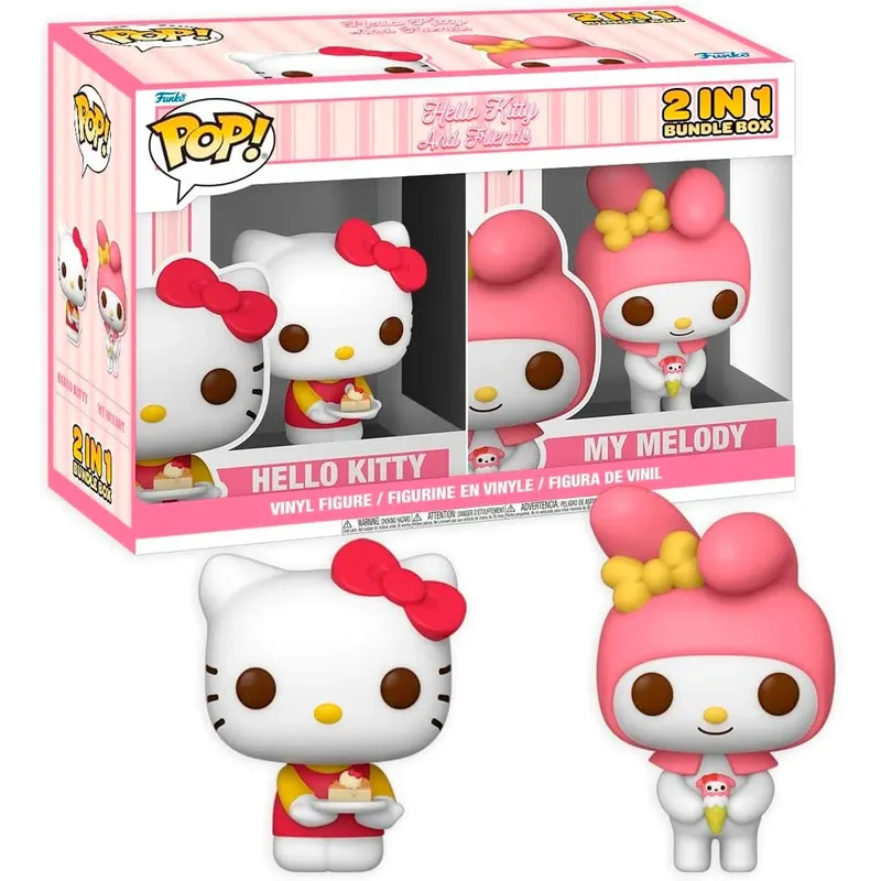 Hello Kitty And Friends 2-In-1 Assembled Funko Pop Vinyl Bundle Box: Hello Kitty & My Melody by Funko – cover 2 of 2