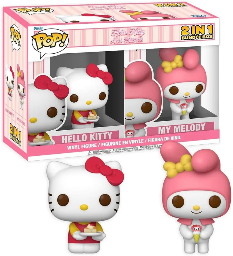 Hello Kitty And Friends 2-In-1 Assembled Funko Pop Vinyl Bundle Box: Hello Kitty & My Melody by Funko – cover 1 of 2