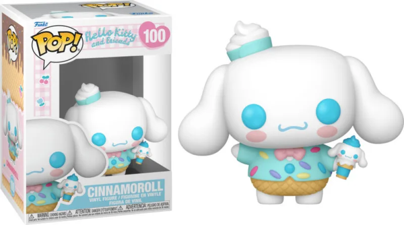 Hello Kitty and Friends Funko Pop Vinyl: Cinnamoroll with Ice Cream de Funko – jaquette 1 sur 2