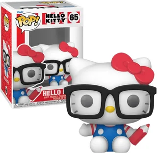 Hello Kitty Funko Pop Vinyl: Hello Kitty Nerd van Funko – cover 1 van 2