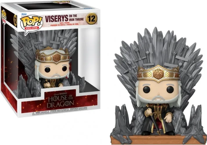 House of the Dragon - Day of the Dragon Funko Pop Vinyl: Viserys on the Iron Throne de Funko – jaquette 1 sur 3