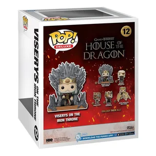 House of the Dragon - Day of the Dragon Funko Pop Vinyl: Viserys on the Iron Throne de Funko – jaquette 2 sur 3