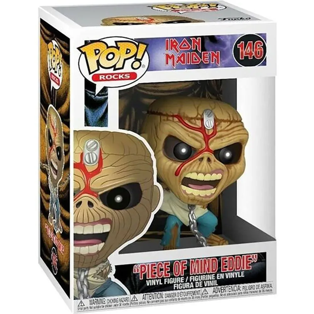 Iron Maiden Piece Of Mind Skeleton Eddie Figuur van Funko – cover