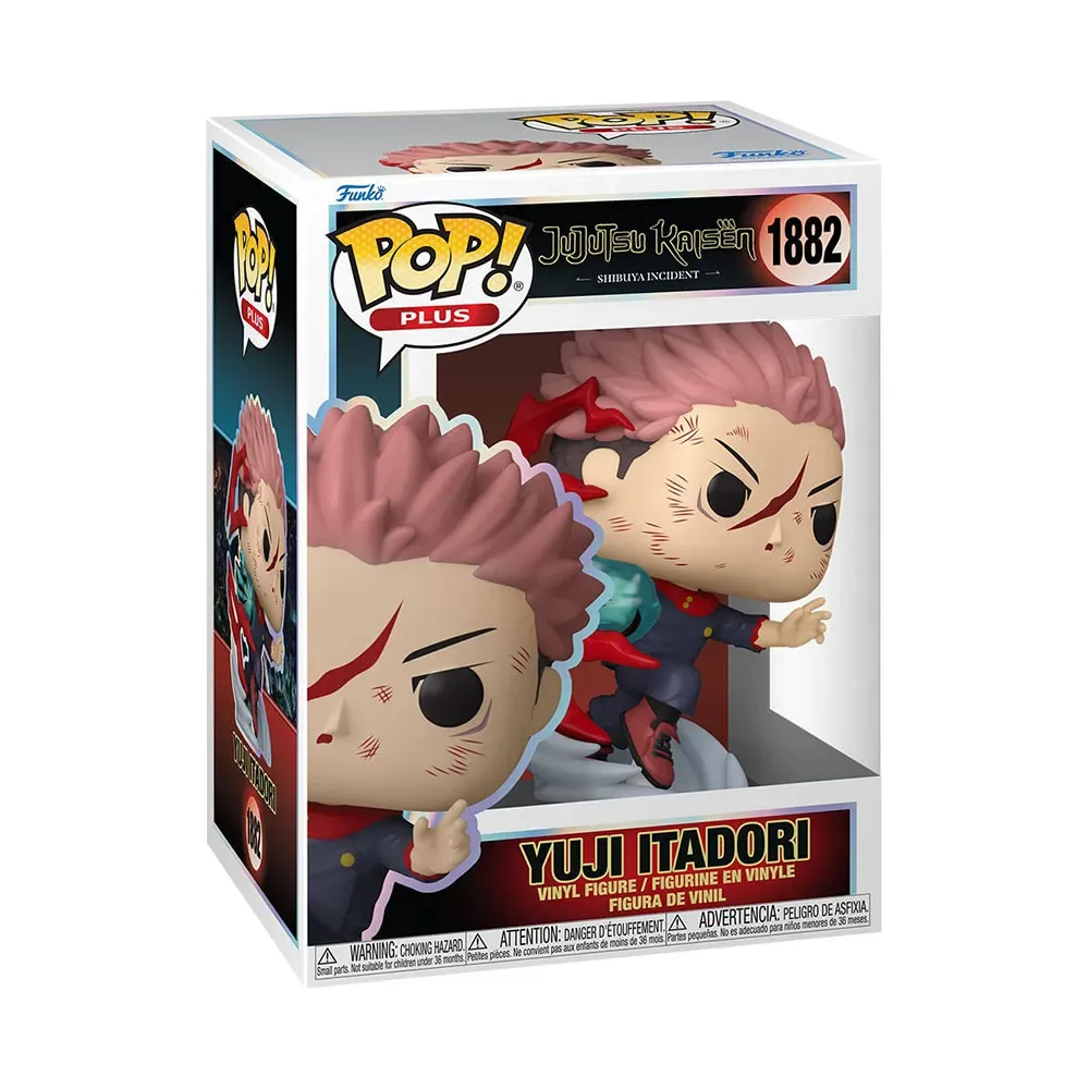 Jujutsu Kaisen Plus Animation Vinylfiguren Yuji Itadori-figuur 9 Cm de Funko – jaquette