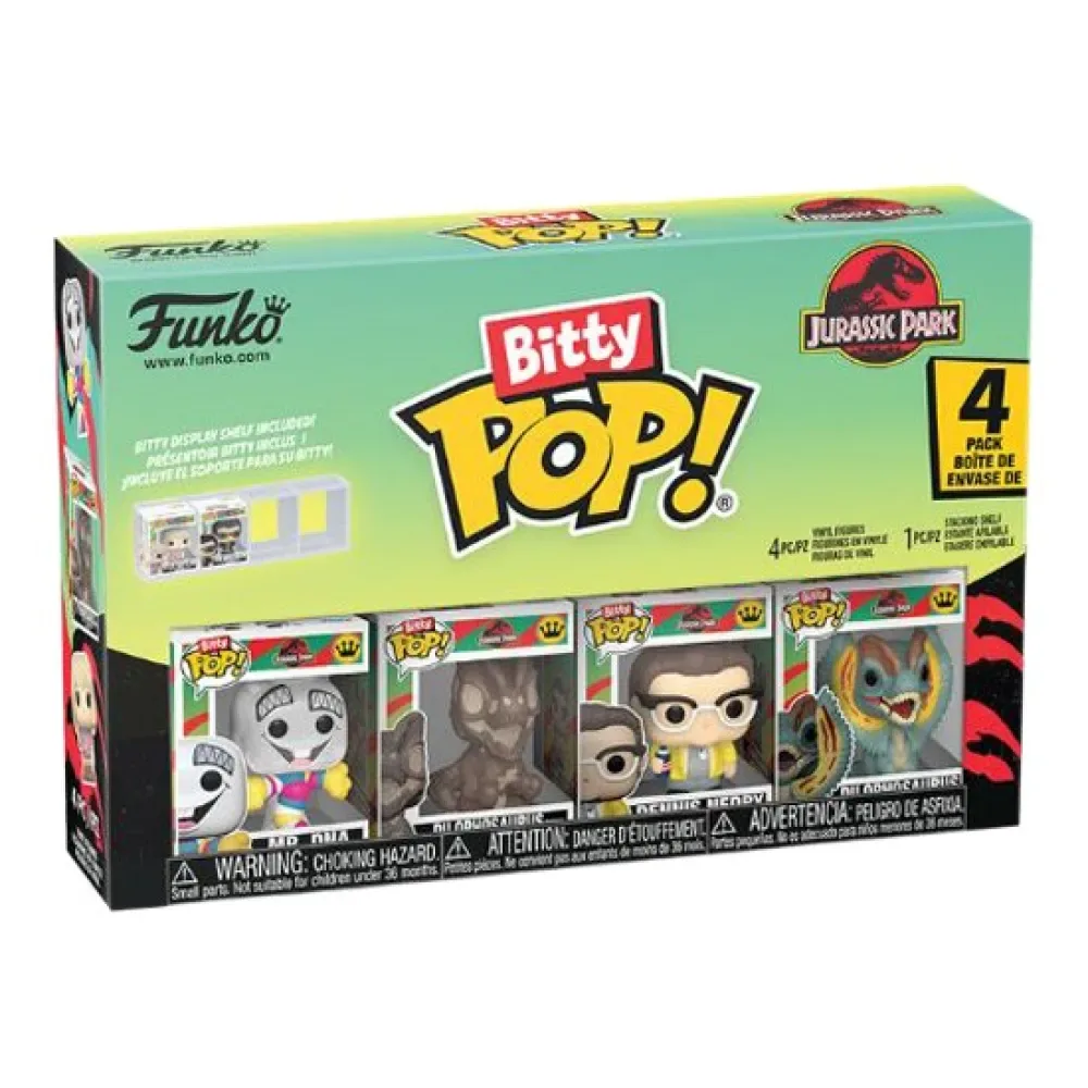 Jurassic Park Bitty Mr Dna-figur (4-pakke) fra Funko – cover