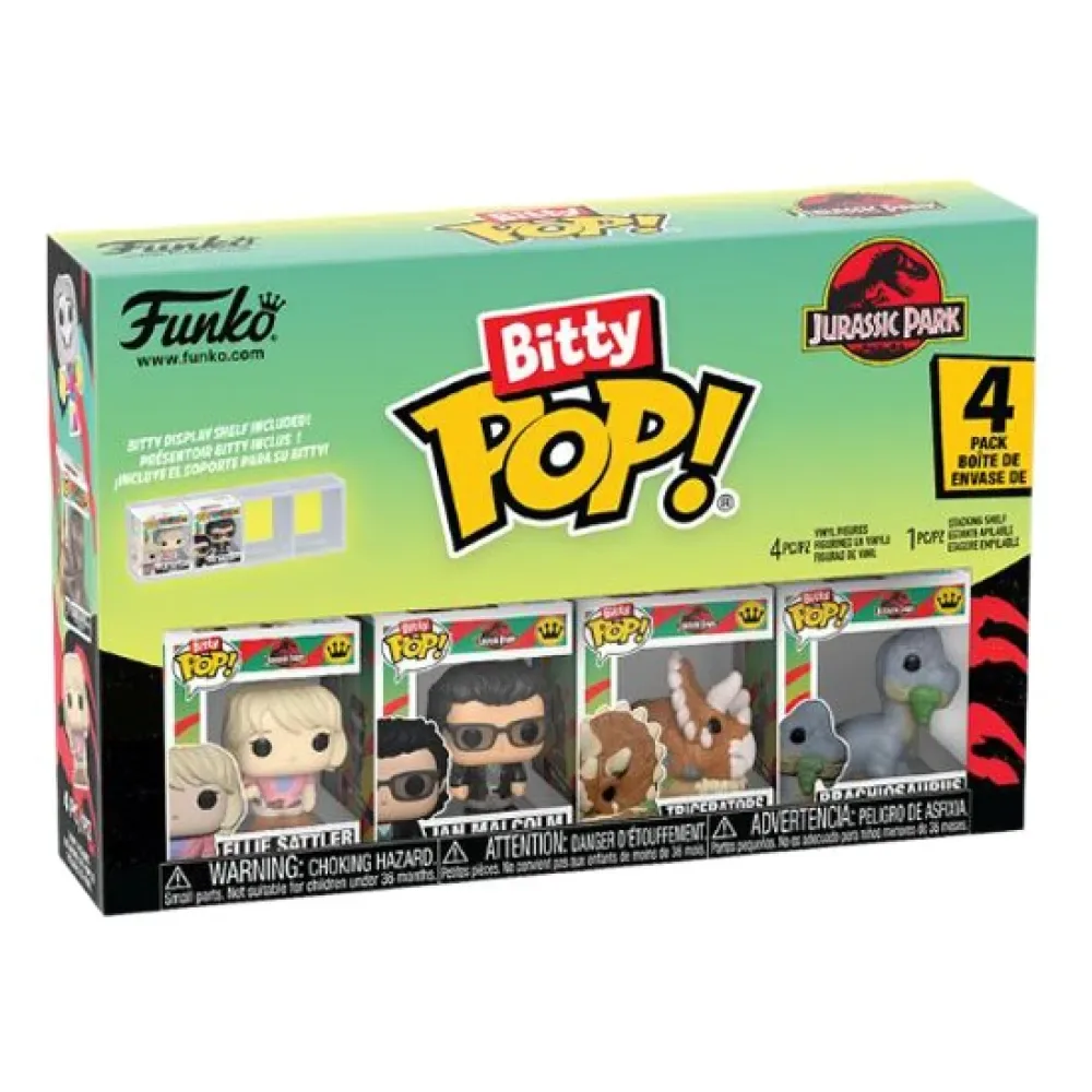 Jurassic Park Bitty Triceratops Figuur (4-pack) by Funko – cover