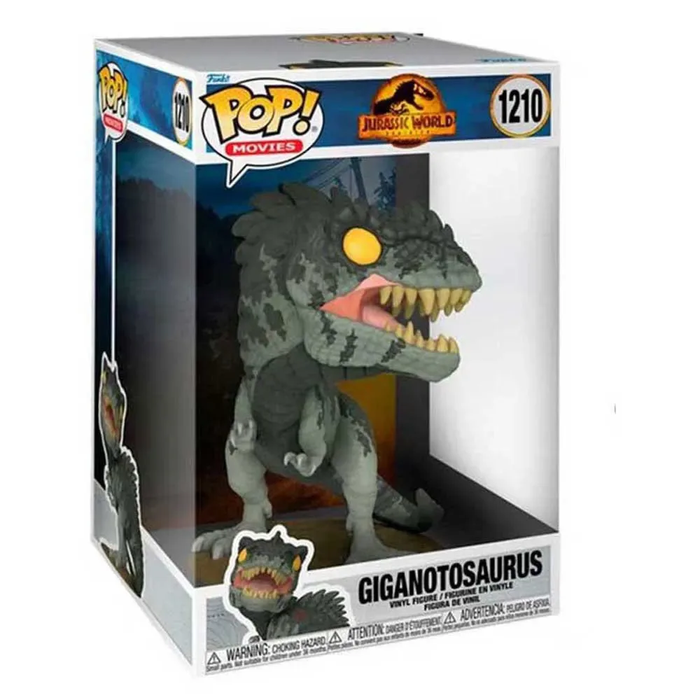 Jurassic World 3 Giganotosaurus-figur fra Funko – cover