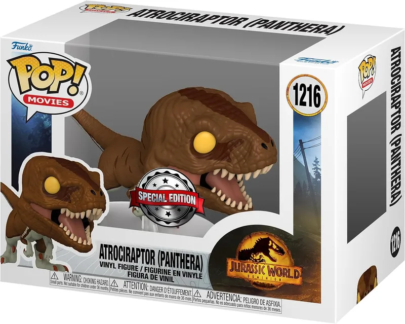 Jurassic World Dominion Funko Pop Vinyl: Atrociraptor (Panthera) (Special Edition) by Funko – cover 1 of 2