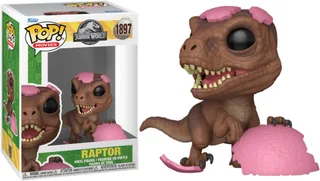 Jurassic World Funko Pop Vinyl: Raptor (Pink Egg) van Funko – cover 1 van 2