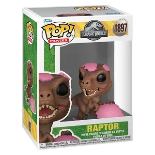 Jurassic World Funko Pop Vinyl: Raptor (Pink Egg) van Funko – cover 2 van 2