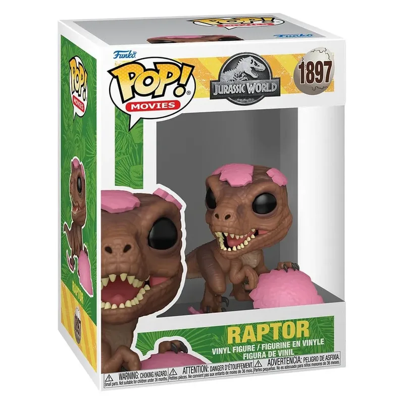 Jurassic World Funko Pop Vinyl: Raptor (Pink Egg) van Funko – cover 2 van 2