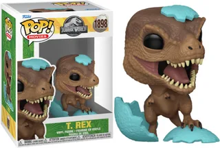 Jurassic World Funko Pop Vinyl: T. Rex (Blue Egg) van Funko – cover 1 van 2