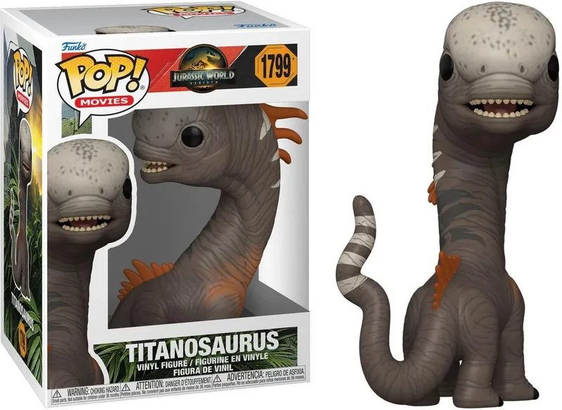 Jurassic World Rebirth Funko Pop Vinyl: Titanosaurus van Funko – cover 1 van 2