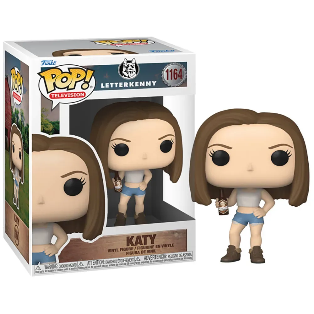 Katy Televisie Letterkenny Puppers En Bier Figuur från Funko – omslag