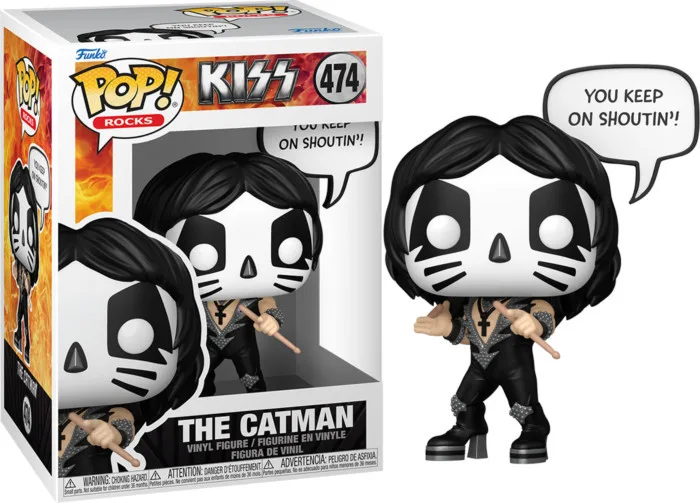Kiss Funko Pop Vinyl: The Catman (You Keep on Shoutin'!) by Funko – cover 1 of 2