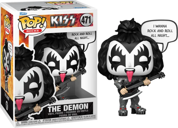 Kiss Funko Pop Vinyl: The Demon (Rock and Roll All Night...) by Funko – cover 1 of 2