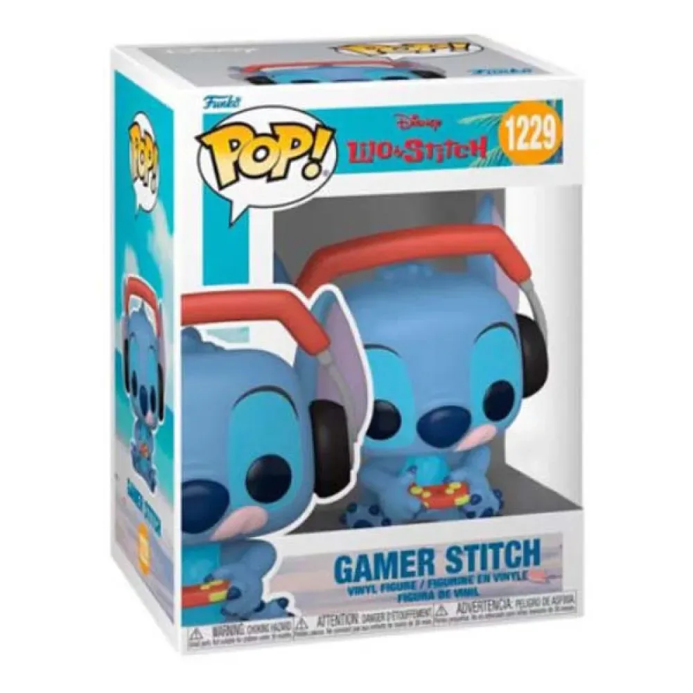 Figure Lilo & Stitch-gamer Stitch de Funko – jaquette