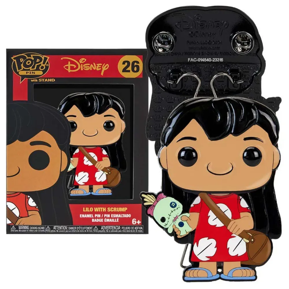 Lilo & Stitch Stitch Pin Lilo Met Scrump-figuur van Funko – cover