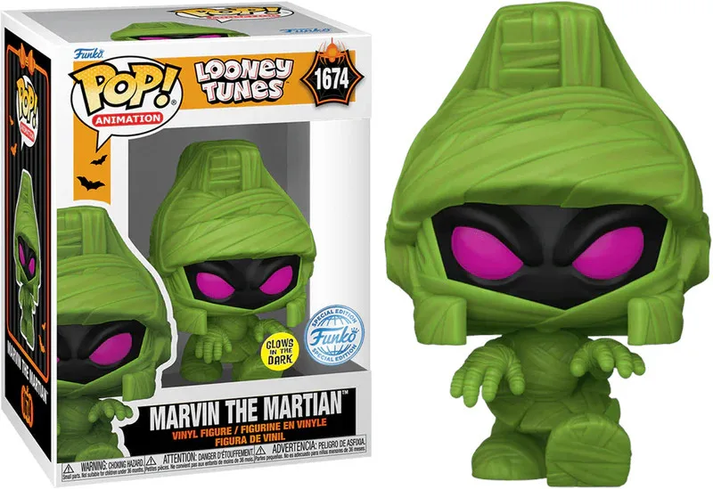 Looney Tunes Halloween Funko Pop Vinyl: Marvin the Martian (Glow in the Dark) by Funko – cover