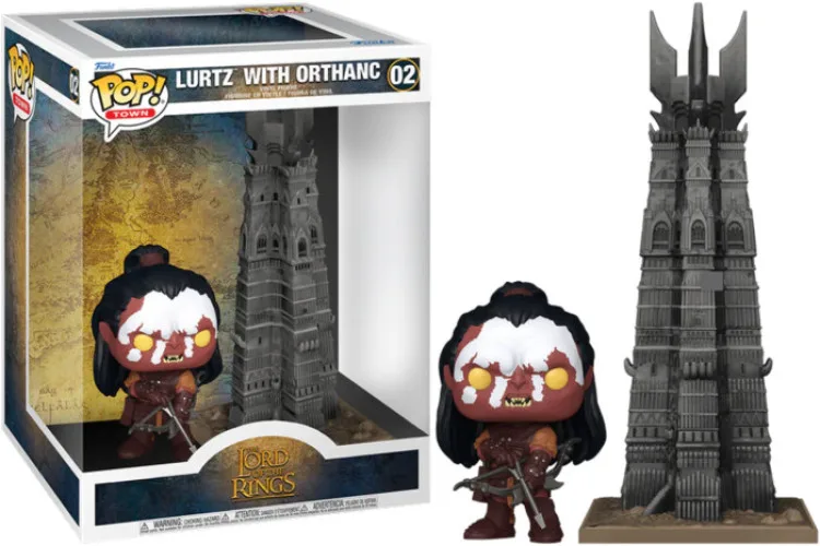 Lord of the Rings Funko Pop Town Vinyl: Lurtz with Orthanc by Funko – cover 1 of 2