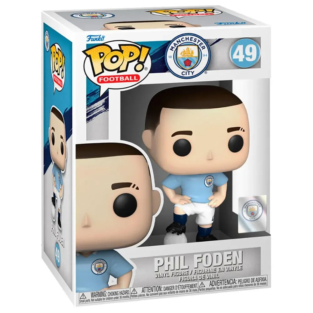 Manchester City Phil Foden-figur från Funko – omslag