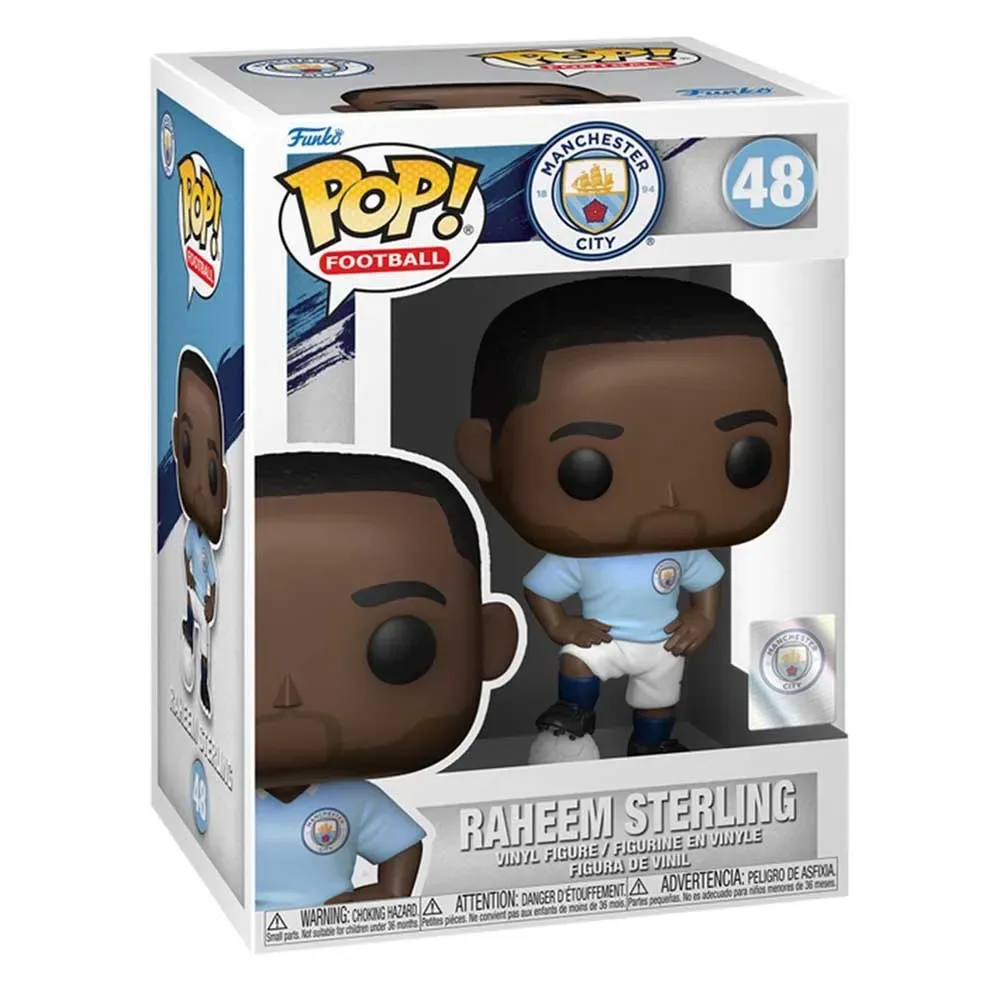 Figurine De Raheem Sterling De Manchester City de Funko – jaquette