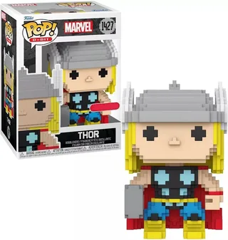 Marvel 8-Bit Funko Pop Vinyl: Thor van Funko – cover 1 van 3