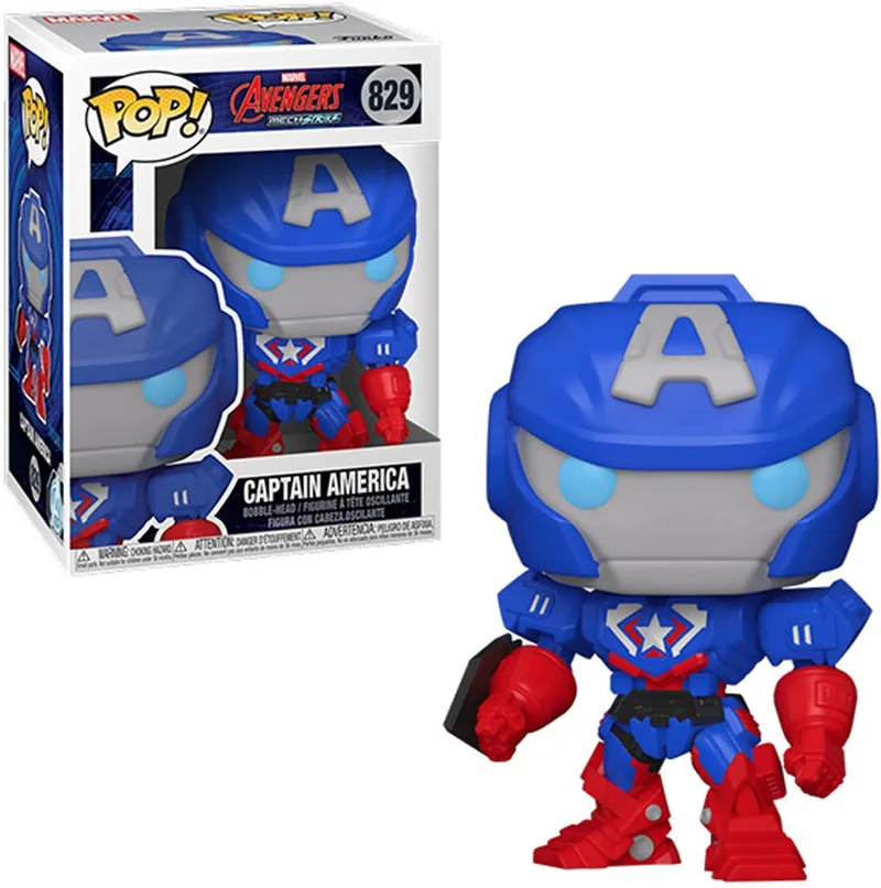 Marvel Avengers Mech Strike Funko Pop Vinyl: Captain America van Funko – cover