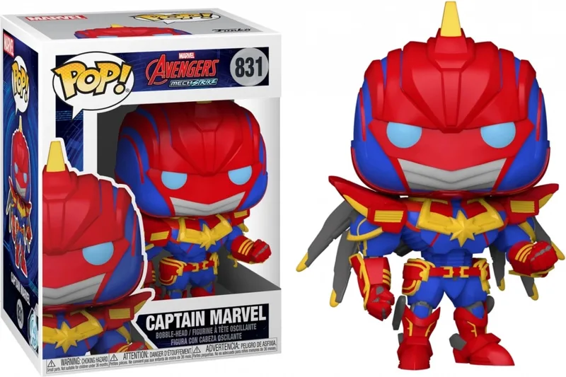 Marvel Avengers Mech Strike Funko Pop Vinyl: Captain Marvel by Funko – cover