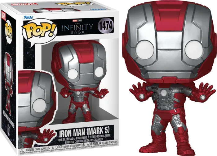 Marvel Avengers: The Infinity Saga Funko Pop Vinyl: Iron Man (Mark 5) by Funko – cover 1 of 2