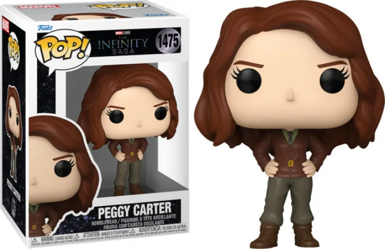 Marvel Avengers: The Infinity Saga Funko Pop Vinyl: Peggy Carter (The First Agent) by Funko – cover 1 of 2