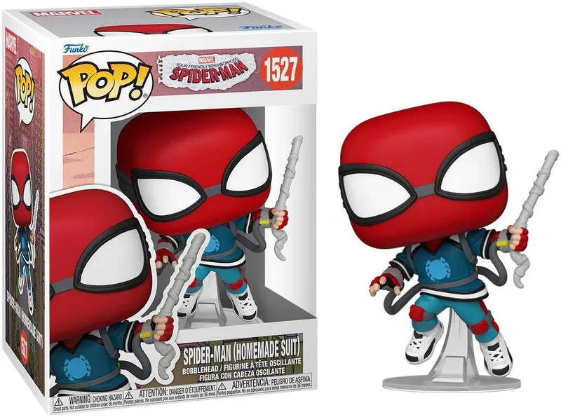 Marvel Friendly Neighborhood Spider-Man Funko Pop Vinyl: Spider-Man (Proto-Suit) van Funko – cover 1 van 2