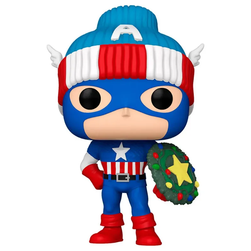 Marvel Funko Pop Vinyl: Captain America (Holiday) van Funko – cover 2 van 2