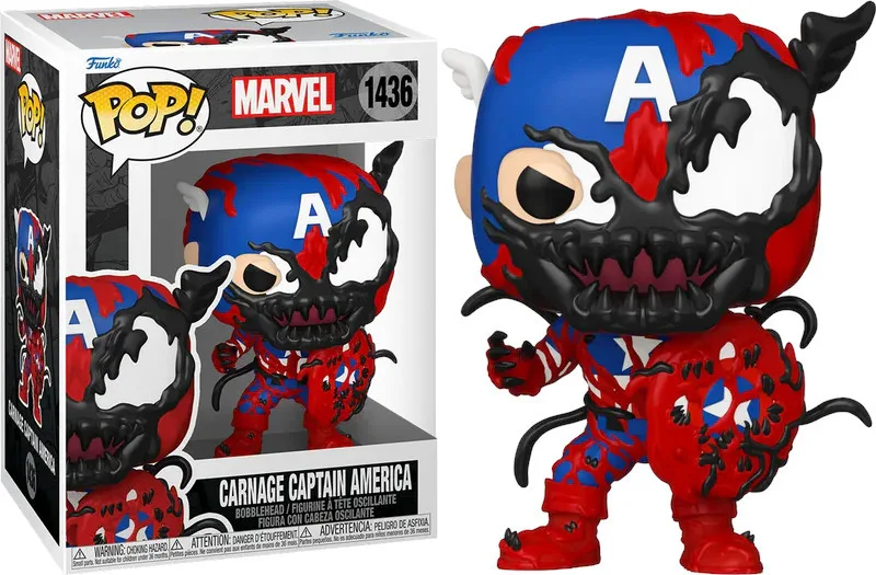 Marvel Funko Pop Vinyl: Carnage Captain America by Funko – cover 1 of 2