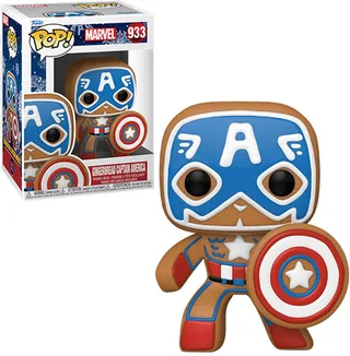 Marvel Funko Pop Vinyl: Gingerbread Captain America by Funko – cover 1 of 3